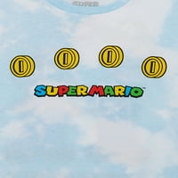 Super Mario Boys grafikus pólók rövid ujjú, 2-csomag, méretű XS-XXL