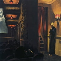 New York-i film-Edward Hopper-vászon vagy nyomtatott falfestmény