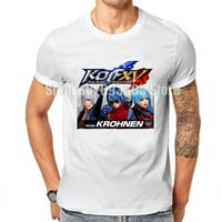 Jhpkjking of Fighters XV Vintage divat póló Farkas Terry Bogard póló Férfi Unise alkalmi Harajuku utcai személyiség