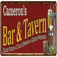 Cameron bárja és Tavernája piros elegáns jel ember barlang dekoráció ajándék 108240002378
