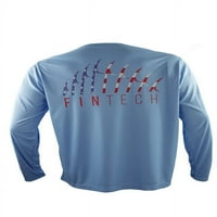 Fintech férfiak hosszú ujjú halászati ​​ing Freedom Fintech - 3xl