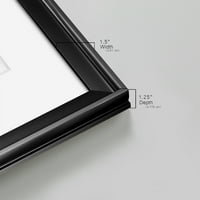 Wexford Home Loft Pastel I Premium keretes nyomtatás, 30.5 42.5 - Készen állni, fekete