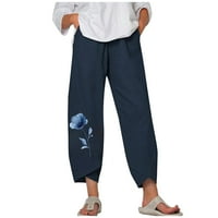 Vászon nadrág női könnyű magas derékú egyenes széles lábú nadrág alkalmi kényelmes Lounge nadrág zsebekkel
