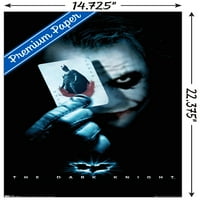 Képregény film - a sötét lovag - a Joker Batman játékkártya fali poszter, 14.725 22.375
