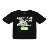 Disney Toy Story Boys 4- Buzz Airplane Mode on grafikus rövid ujjú póló