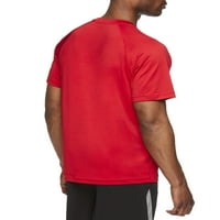 Reebok férfiak időtartama Gyors száraz, rövid ujjú atlétikai póló, akár 5xl méretű
