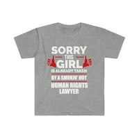 Sajnálom lány már által hozott forró emberi jogi ügyvéd Unise póló S-3XL