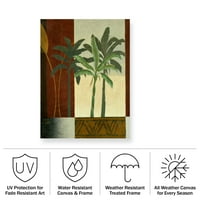 Pablo Esteban „pálmafák az erkélyen” kültéri vászon