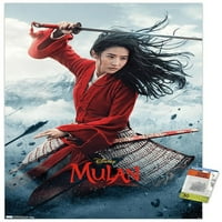 Disney Mulan-egy lapos fali poszter Nyomócsapokkal, 22.375 34